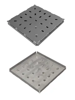 Edelstahl-Bodenplatten MegaPlate 300